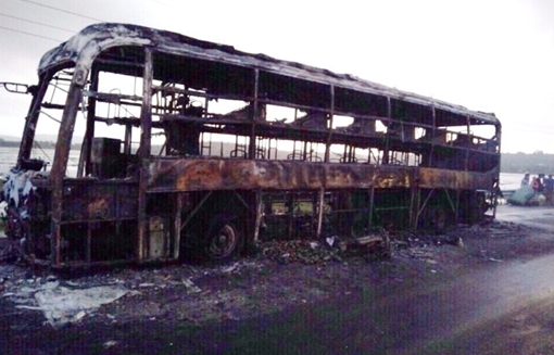 Công bố nguyên nhân vụ cháy xe khách chở hơn 30 người tại Đồng Nai