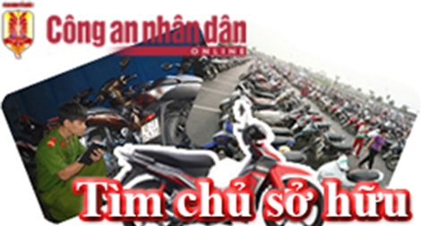 Công an quận Hoàng Mai tìm chủ sở hữu xe máy