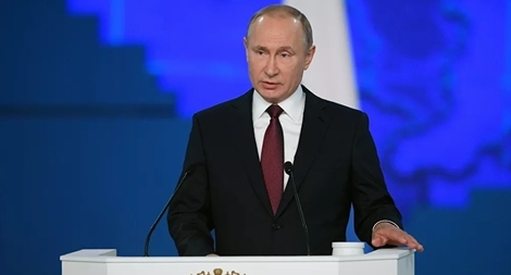 Tổng thống Nga Vladimir Putin đọc thông điệp liên bang