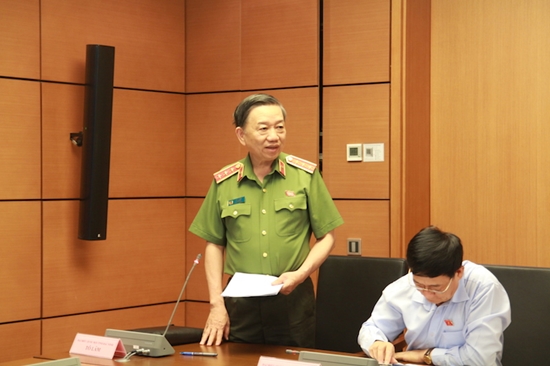 Bộ trưởng Tô Lâm: Dự thảo luật không làm tăng số lượng cấp tướng