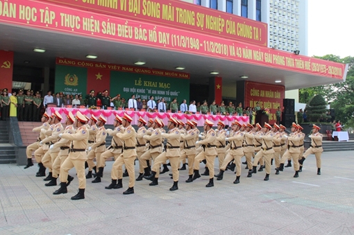 Khai mạc Đại hội khỏe vì ANTQ tại Thừa Thiên - Huế