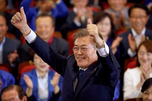 Ông Moon Jae-in tuyên bố đắc cử Tổng thống Hàn Quốc