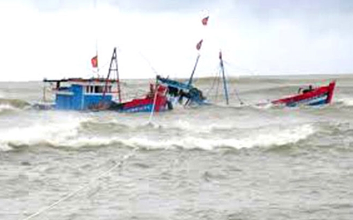 Tàu hàng đâm tàu cá chìm trên biển rồi bỏ chạy