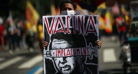 Bất chấp dịch bệnh, người Brazil xuống đường đòi luận tội Tổng thống 
