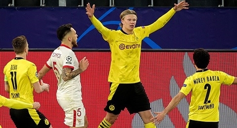 Giúp Dortmund loại Sevillla, Erling Haaland xô đổ những kỷ lục nào? 