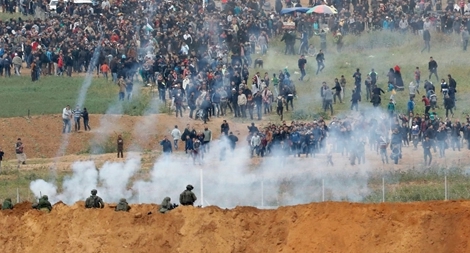 Dải Gaza nóng rực vì xung đột Palestine - Israel